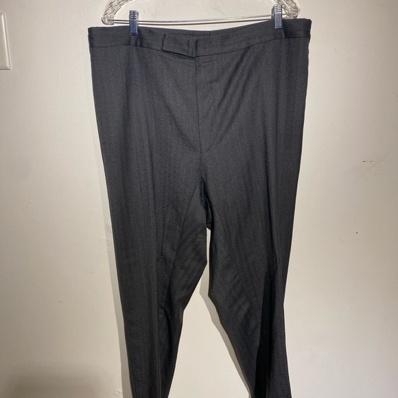 Tom Ford 3 piece suit herringbone stripe gray see info size measurements wool - Picture 6 of 16